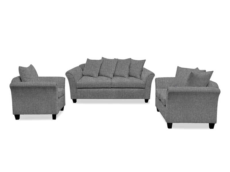 DS NZ Made Chika 3+2+1 Sofa Set - Vish Grey