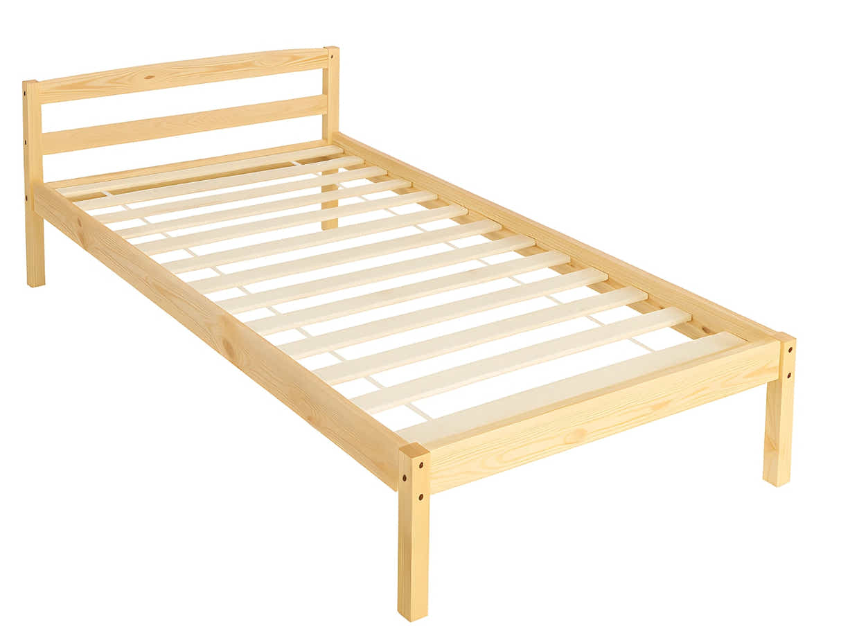 Wayford Bed Frame Natural & J32 Mattress - King Single
