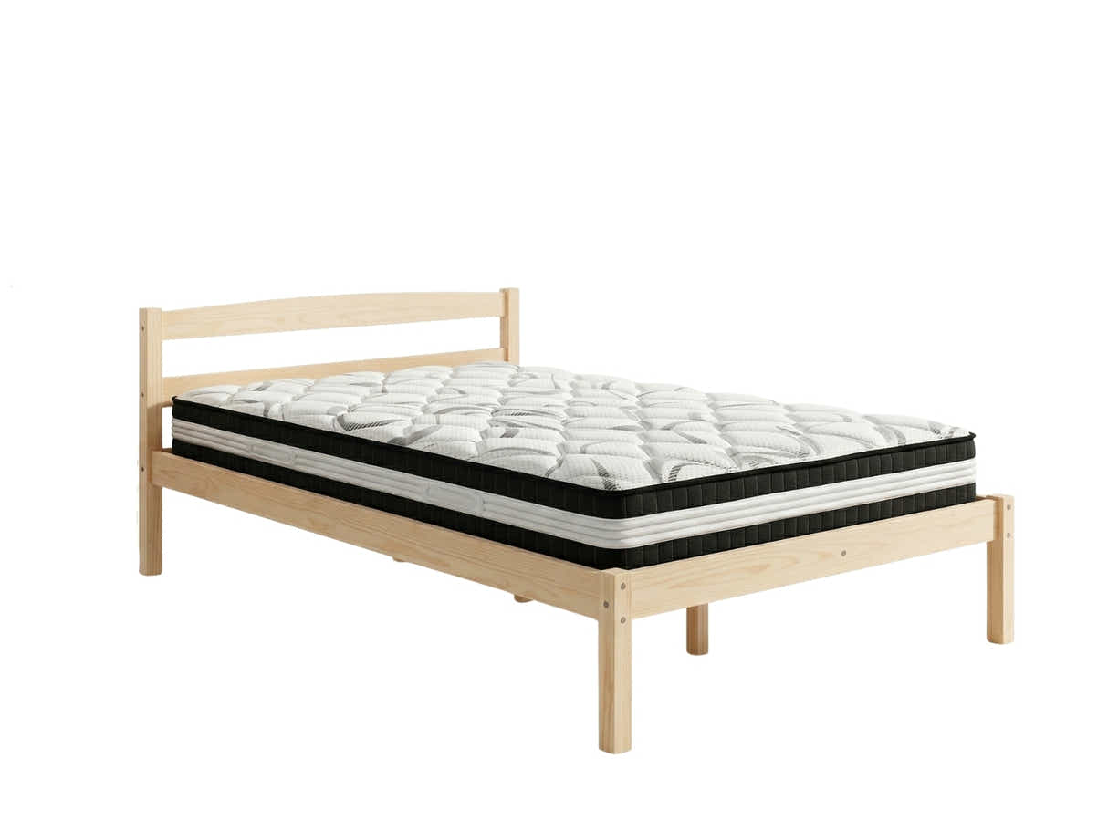 Wayford Bed Frame Natural & L30Mattress - King Single