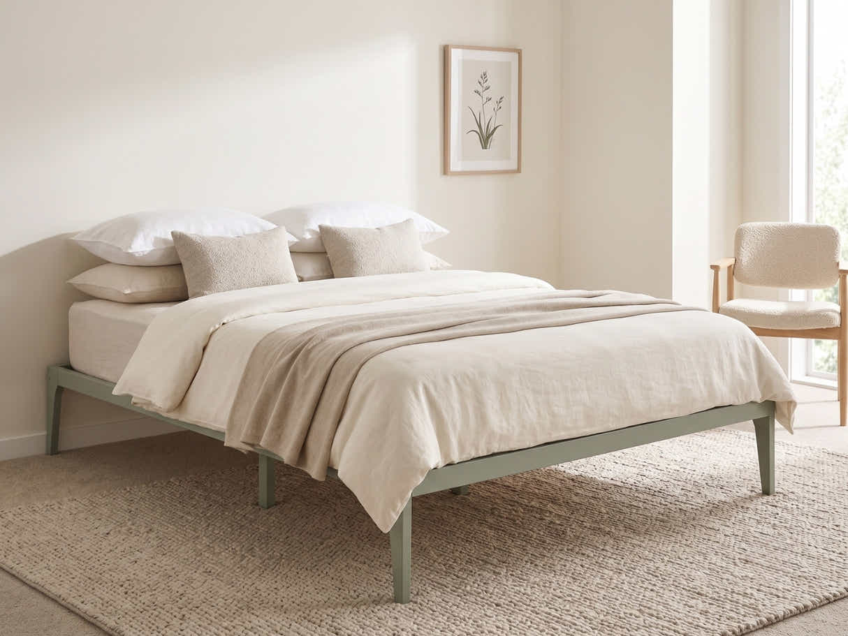 Samuel Bed Frame Sage – Double