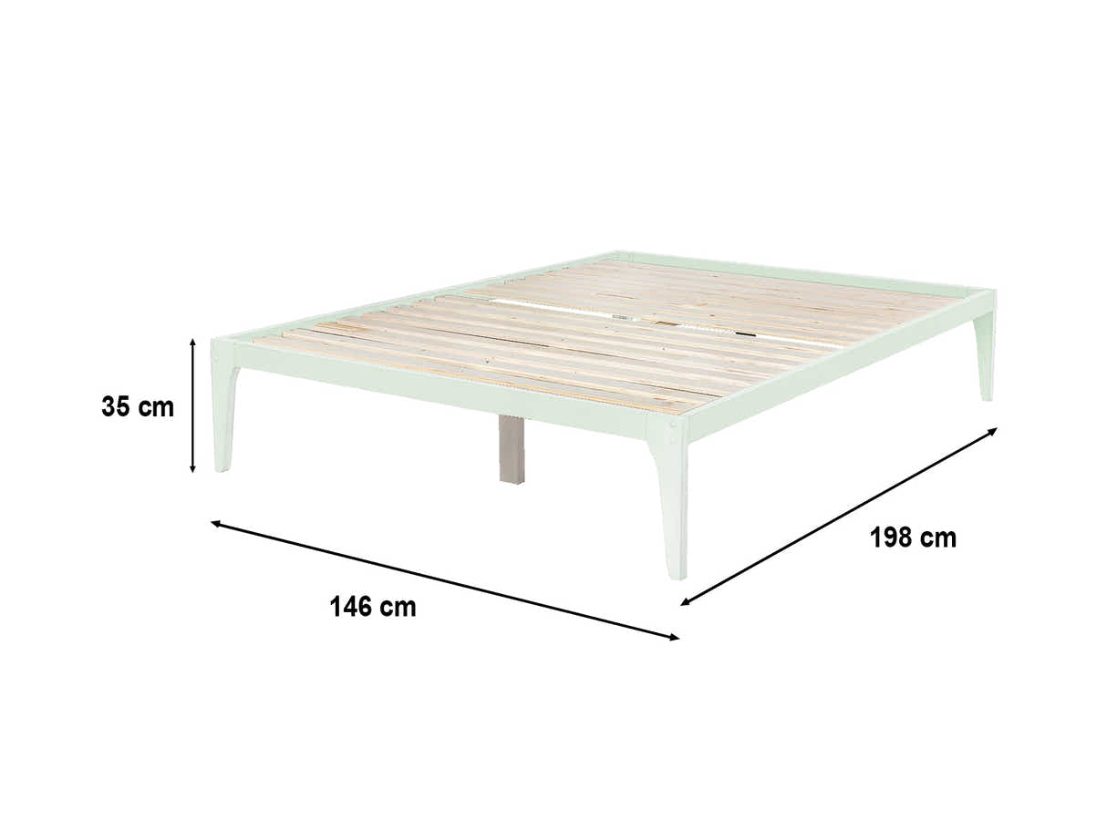 Samuel Bed Frame Sage – Double