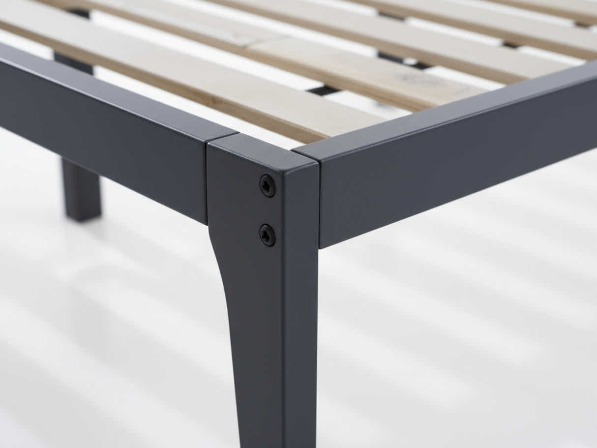 Samuel Bed Frame Dark Grey – Double
