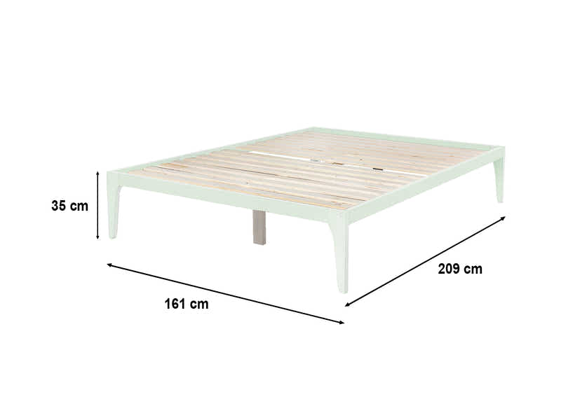 Samuel Bed Frame Sage – Queen