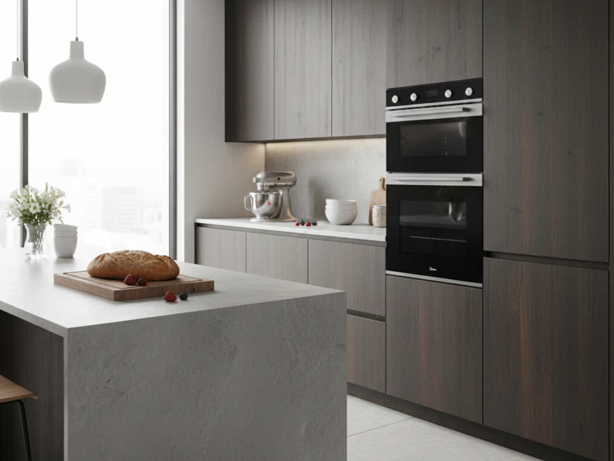 Midea Double Wall Oven 35L Top and 70L Bottom