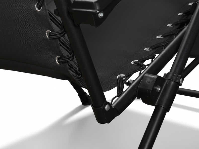 Zero Gravity Chair with Padded Cushion - Black