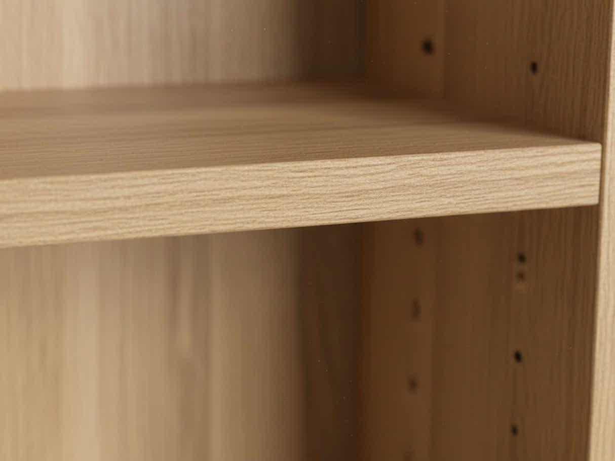 CD/DVD Storage Shelf - Natural Wood