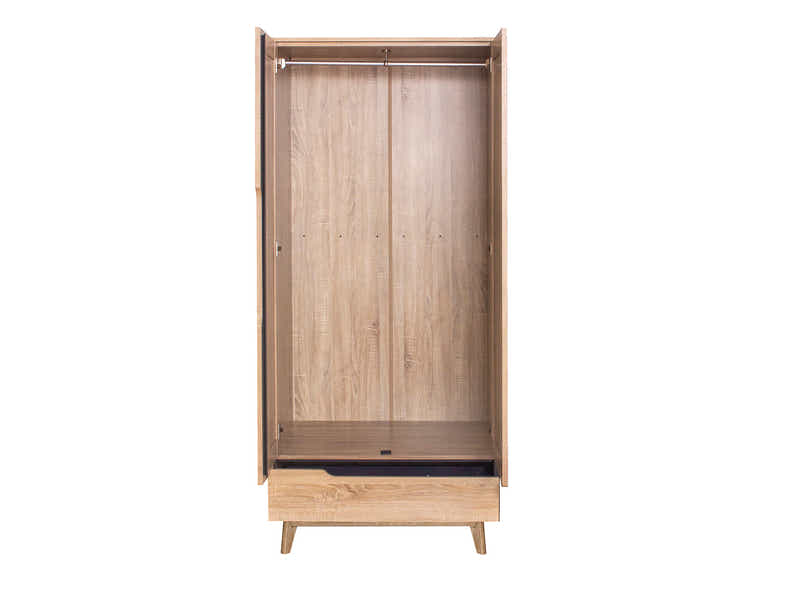 Fella 2 Doors Wardrobe With 1 Drawer