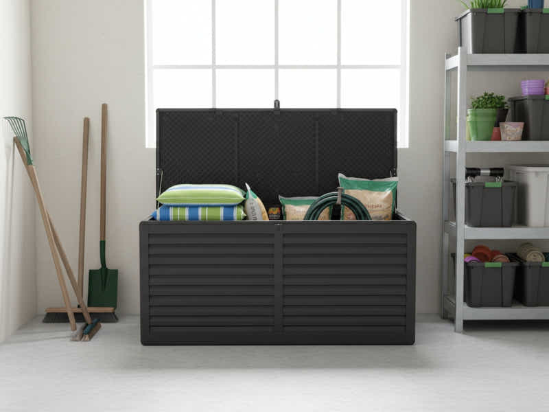 Outdoor Storage Box 490L - Black