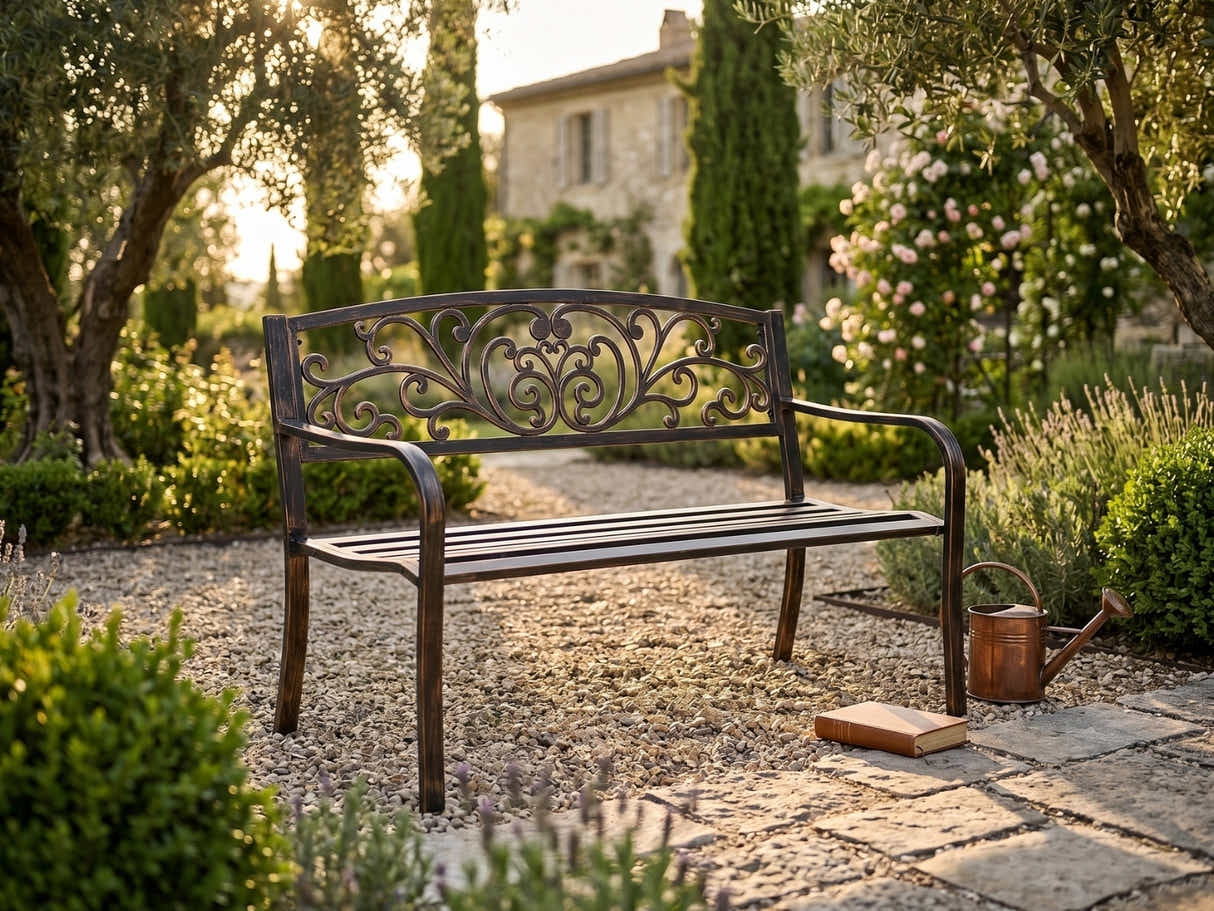 Arteferro Garden Bench C1 - Vintage Bronze