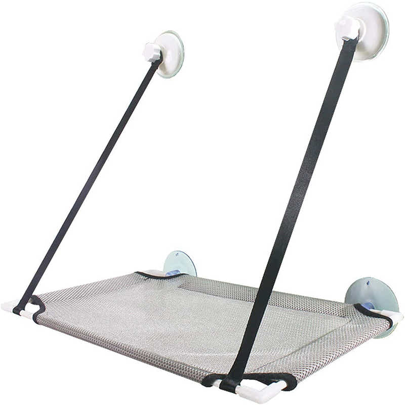 DS BS Single Layer Suction Cup Cat Window Perch Hammock