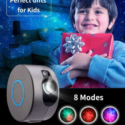 DS BS Galaxy Star Light Projector with LED Nebula Cloud-White