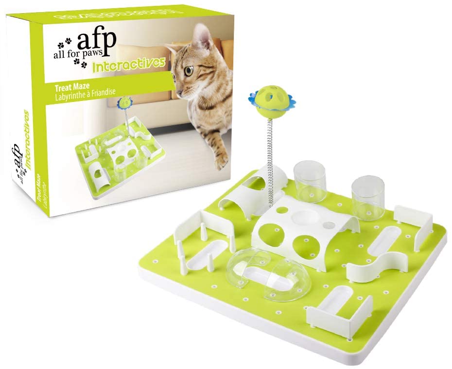 Cat top treat maze