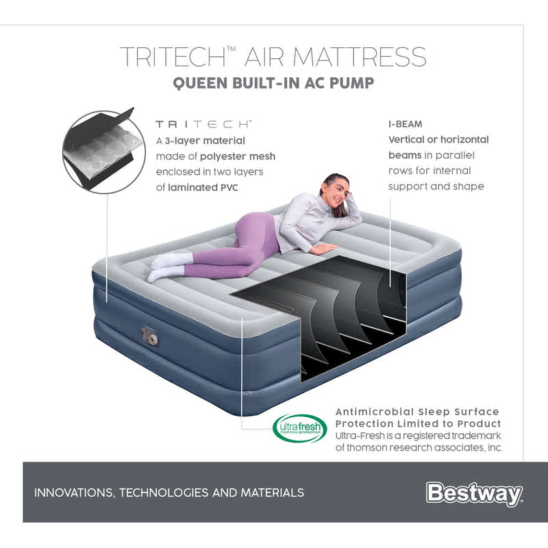 Bestway Tritech Airbed Queen 51cm