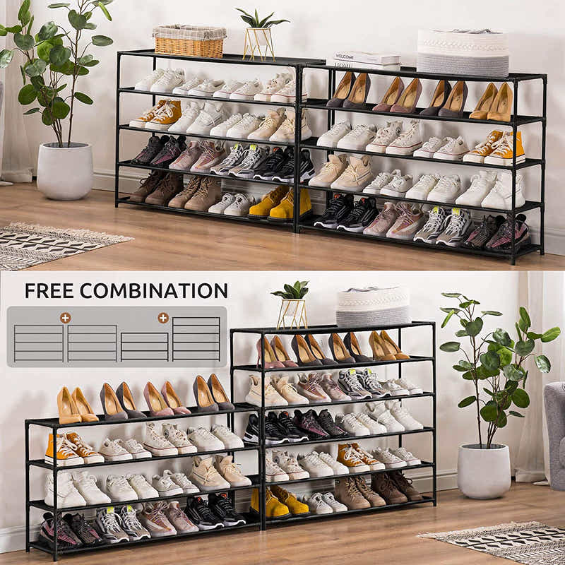 DS BS 10 Tier Extra Wide Shoe Rack