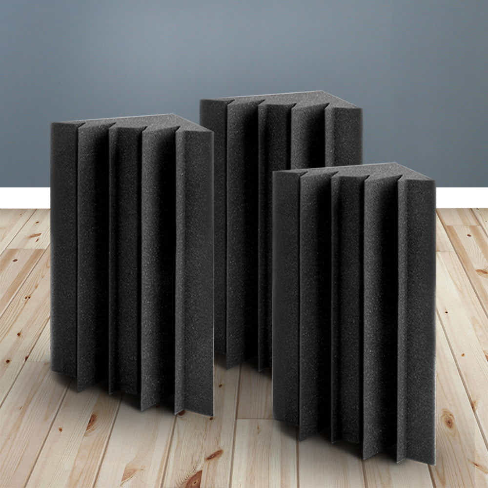 DS NA 20pcs Studio Acoustic Foam Corner Bass Trap Sound Absorption Treatment