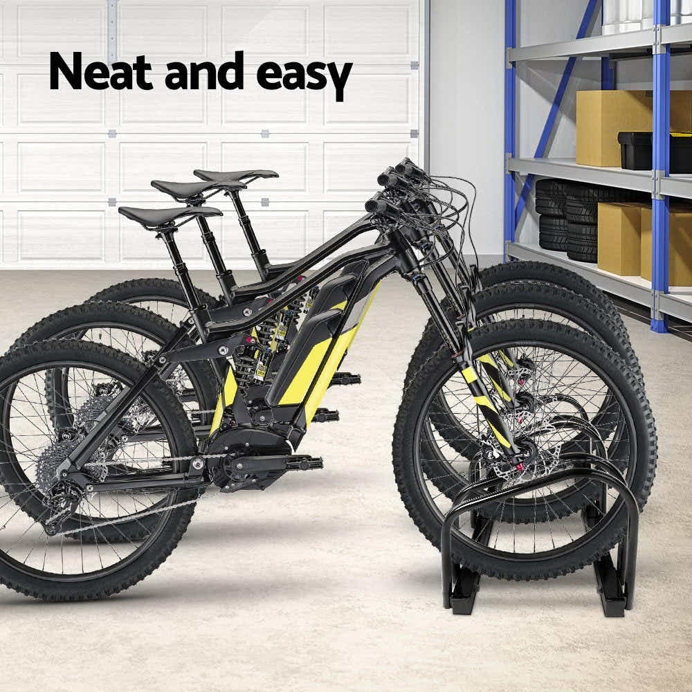 DS NA Weisshorn 3 Bike Stand Floor Bicycle Storage Black