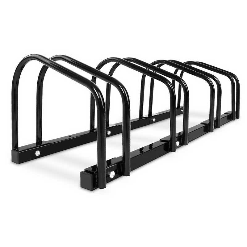 DS NA Weisshorn 4 Bike Stand Floor Bicycle Storage Black