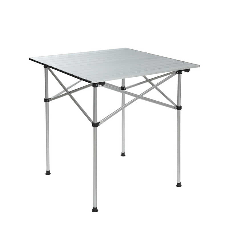 DS NA Weisshorn Camping Table Roll Up Aluminum Portable Desk Picnic 70CM