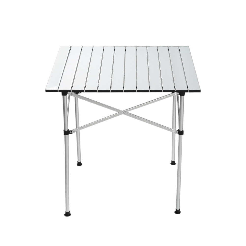 DS NA Weisshorn Camping Table Roll Up Aluminum Portable Desk Picnic 70CM