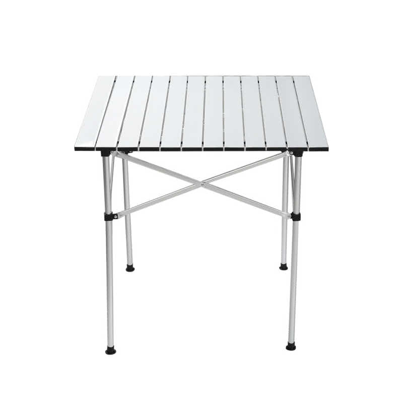 DS NA Weisshorn Camping Table Roll Up Aluminum Portable Desk Picnic 70CM