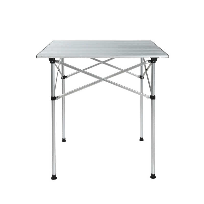 DS NA Weisshorn Camping Table Roll Up Aluminum Portable Desk Picnic 70CM