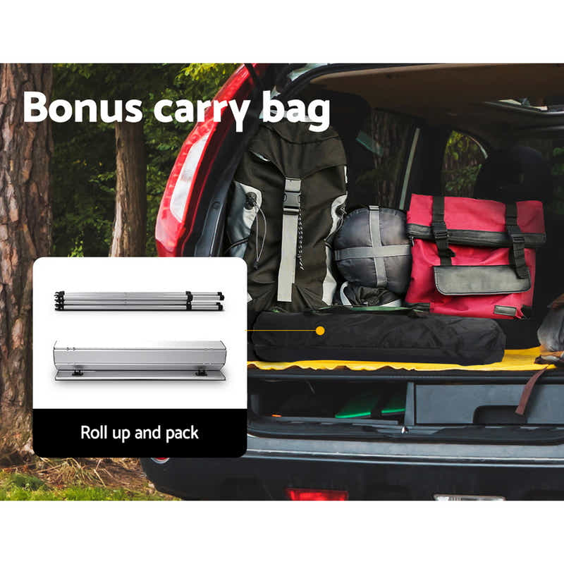 DS NA Weisshorn Camping Table Roll Up Aluminum Portable Desk Picnic 70CM