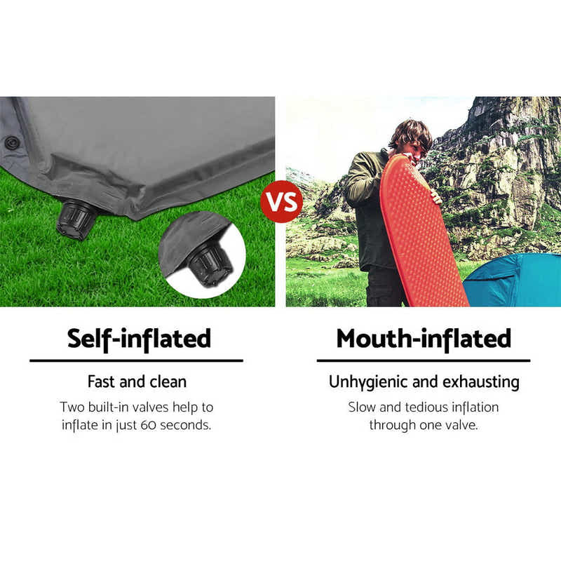 DS NA Weisshorn Self Inflating Mattress - Grey