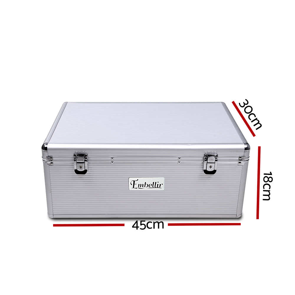DS NA CD Case DVD Cases Storage Box 500 Discs Aluminium Case DVD Folders