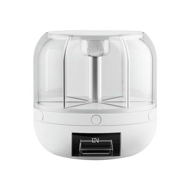 DS NA 6-In-1 Cereal Dispenser Rotating Grain 10KG Rice Storage Dry Food Box