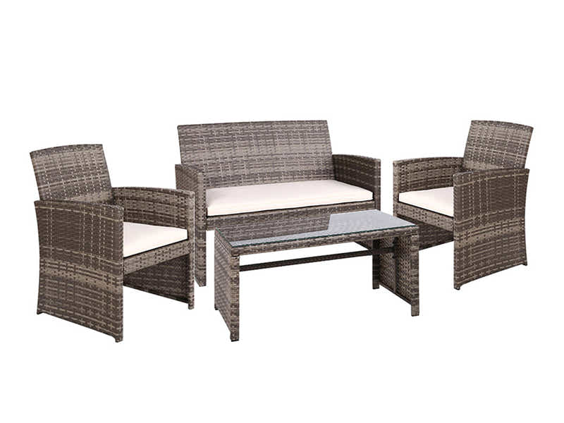 Pansey 4PC Outdoor Sofa Set PE wicker