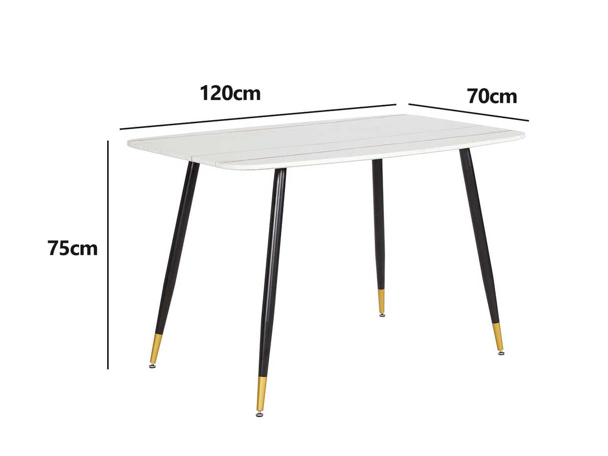 Lavina Dining Table with MDF Top - 120 cm