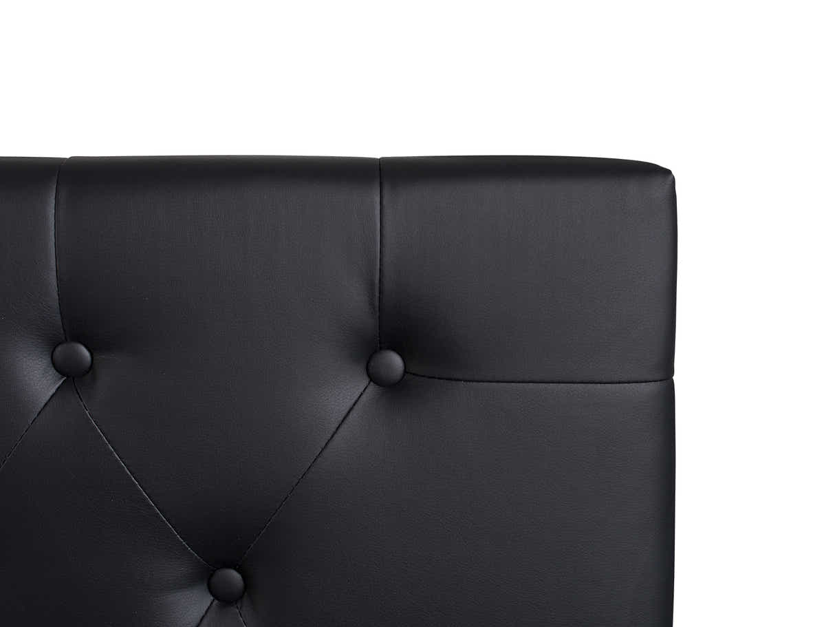 Raisa Headboard Sk Pu Black