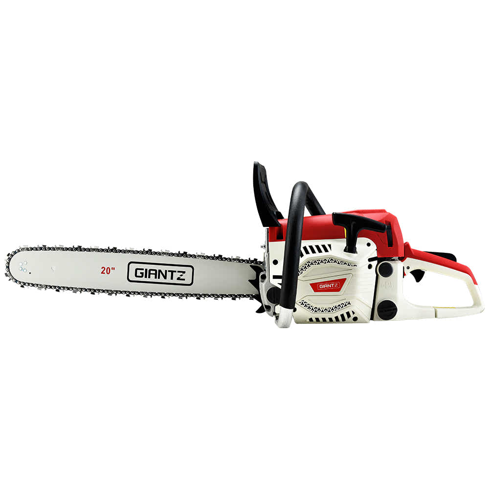 DS NA 62CC Chainsaw Commercial Petrol 20" Bar E-Start 20 Bar Pruning Chain Saw
