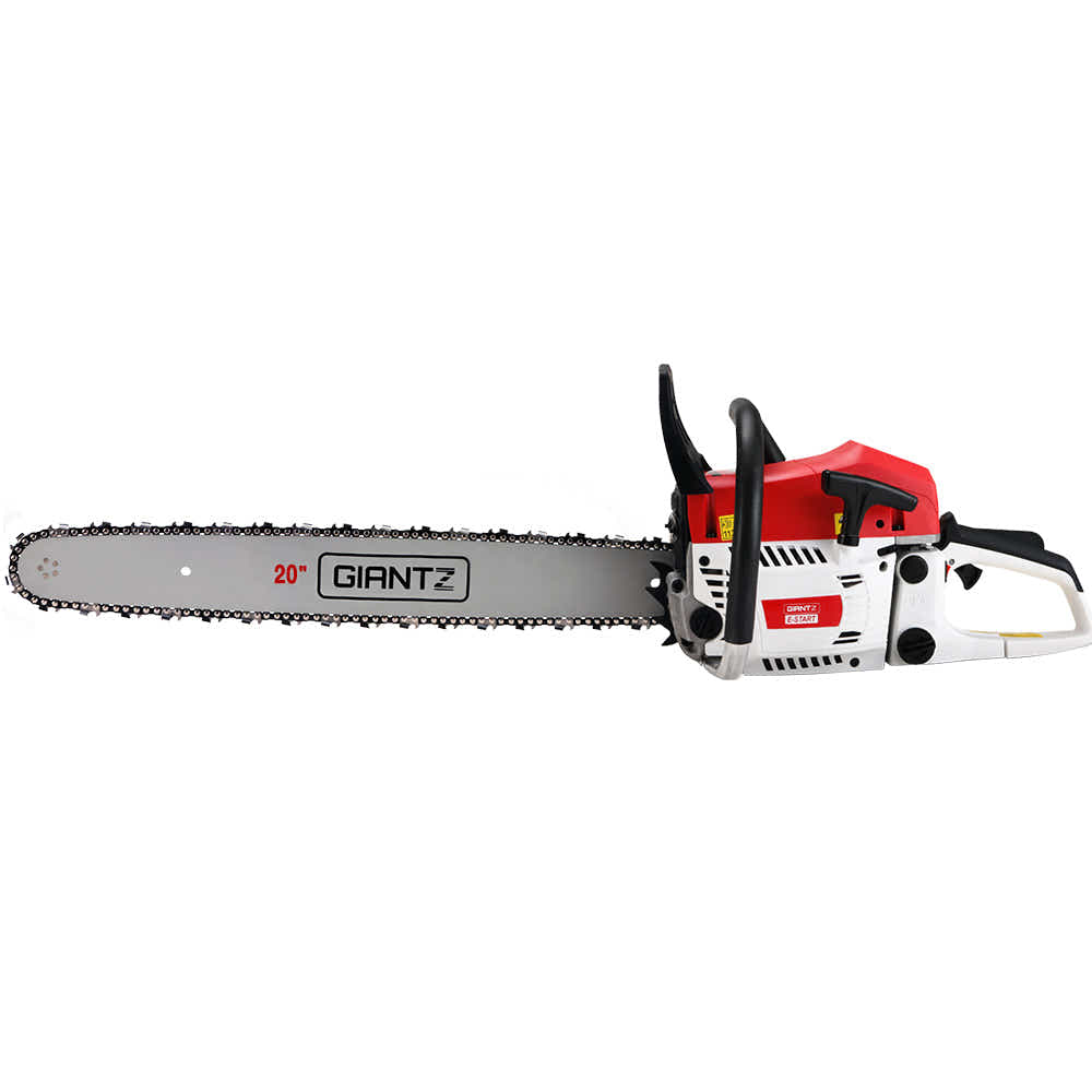 DS NA 62cc Petrol Commercial Chainsaw 20" Bar E-Start Tree Chain Saw Pruning