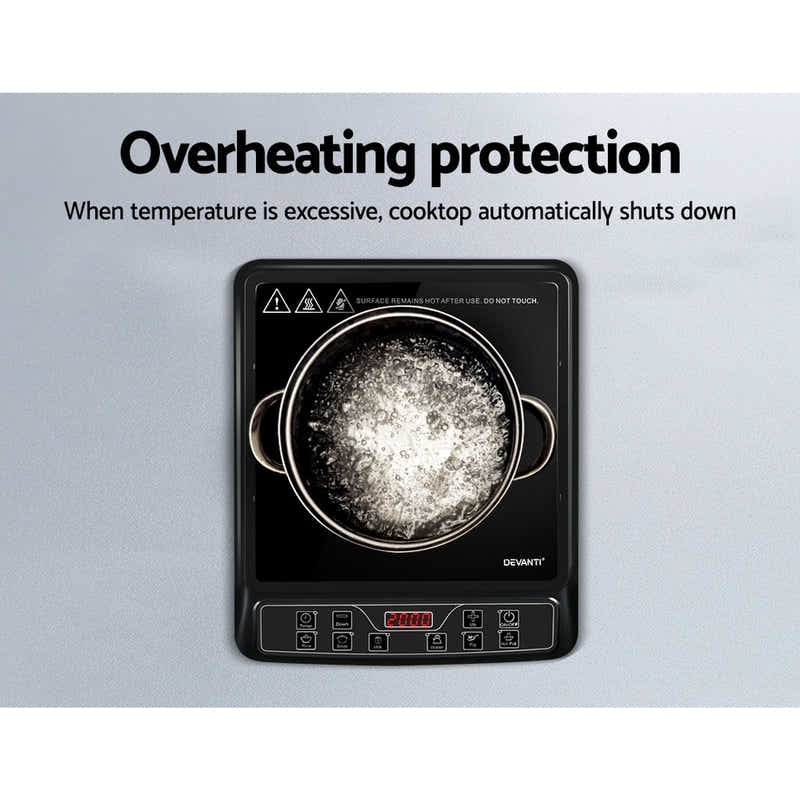 DS NA Electric Induction Cooktop Portable Cook Top Ceramic Kitchen Hot Plate