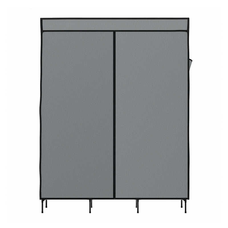 Artiss Clothes Wardrobe Storage Large Portable Organiser with Shelf Grey