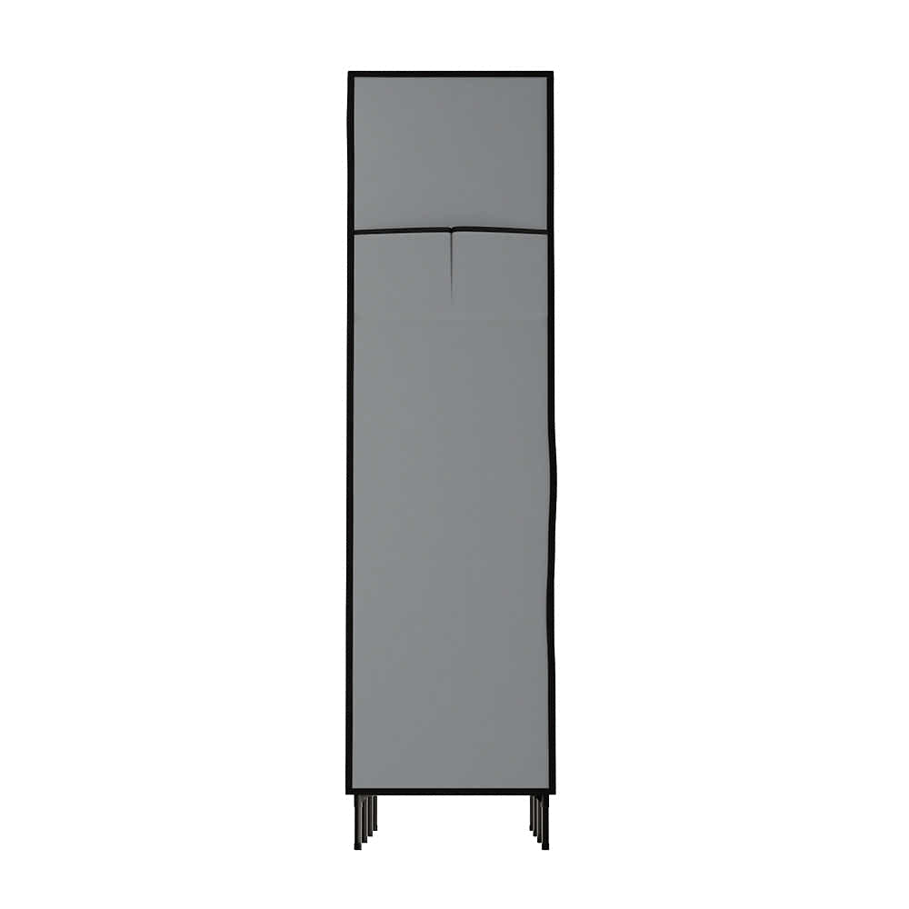 Artiss Clothes Wardrobe Storage Large Portable Organiser with Shelf Grey