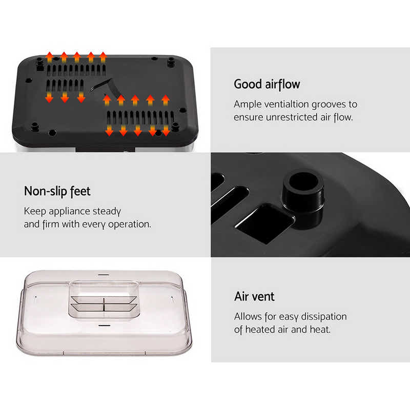 DS NA Devanti Food Dehydrator with 7 Trays - Silver