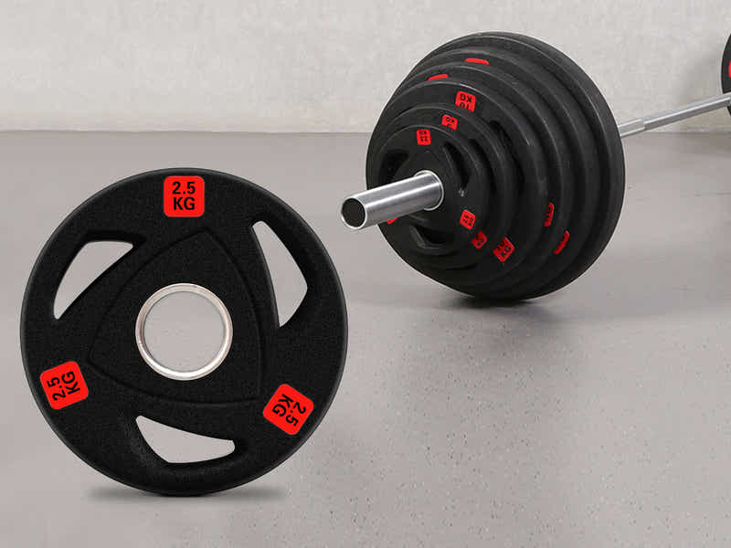 DS Rubber Weight Plates 2.5kg - Set of 4