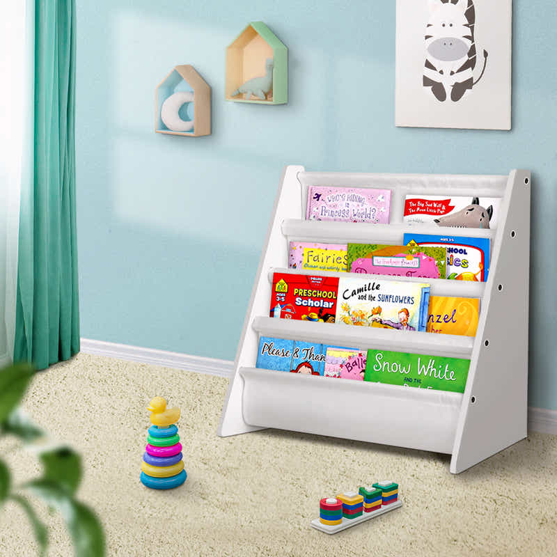DS NA Keezi Kids Bookshelf Children Bookcase Magazine Rack Organiser Display