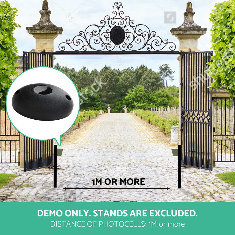 DS NA LockMaster Infrared Solar Swing Sliding Gate Opener