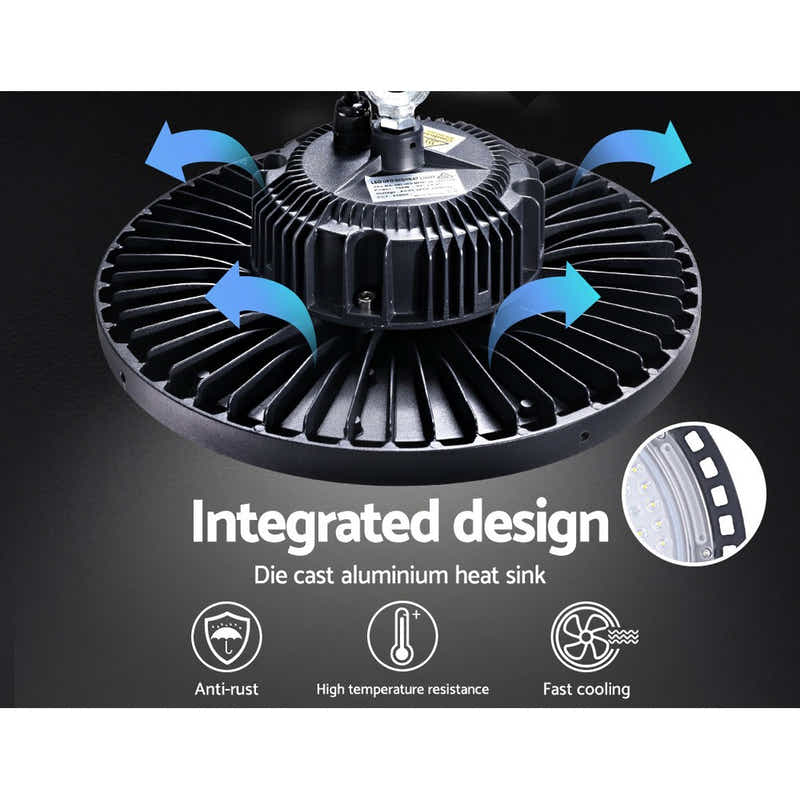 DS NA Leier LED High Bay Lights Light 150W Industrial Workshop Warehouse Gym BK