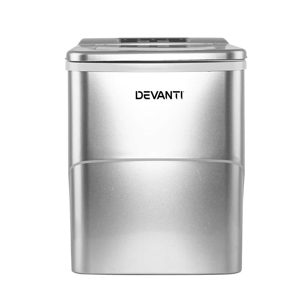 DS NA Devanti Portable Ice Cube Maker - Silver