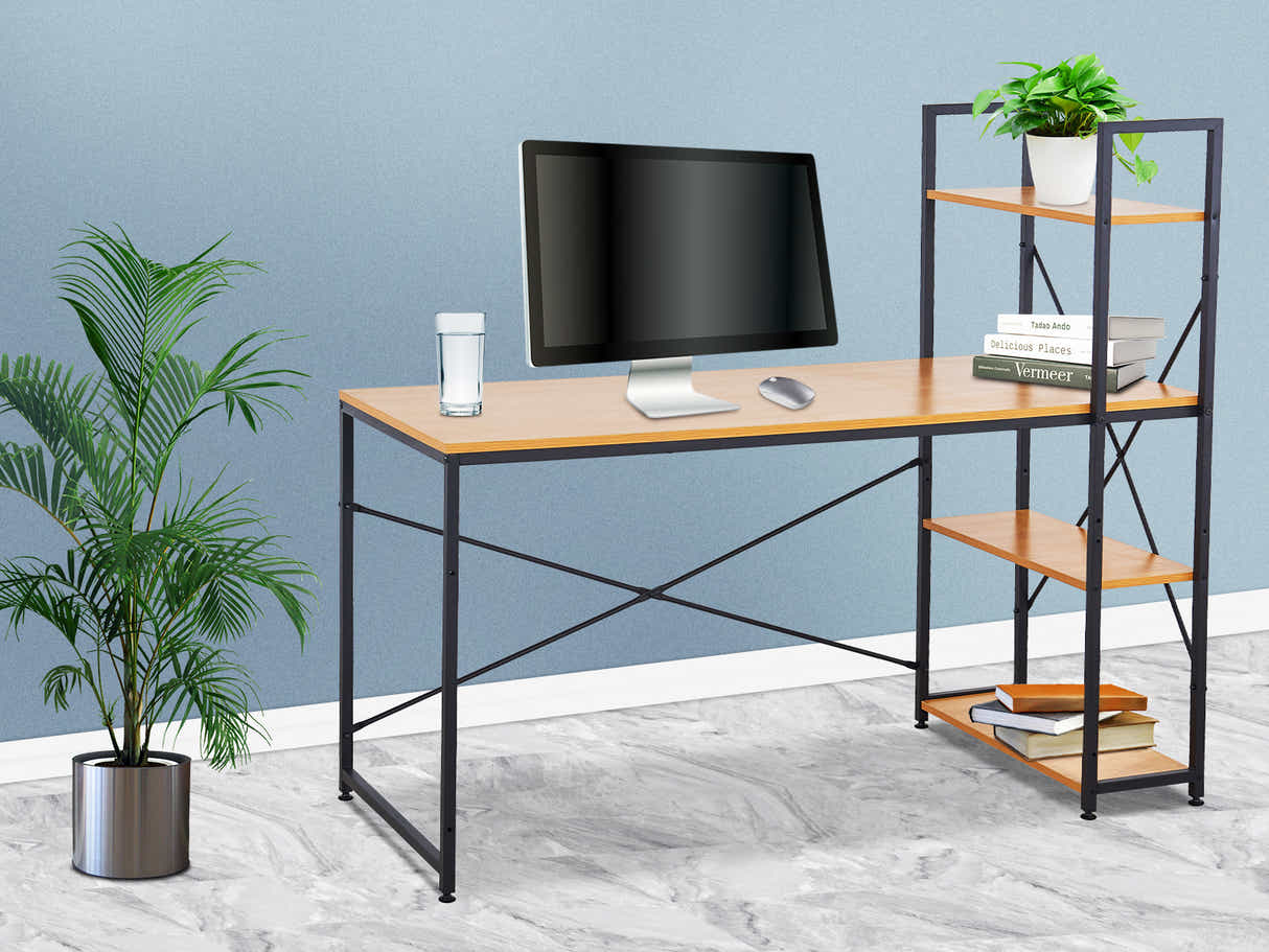 DS Commodity Metal Shelf With Desk 1.2M