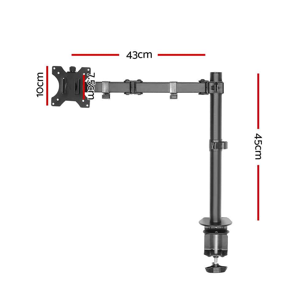 DS NA Artiss Monitor Arm Mount Dual 32" Black