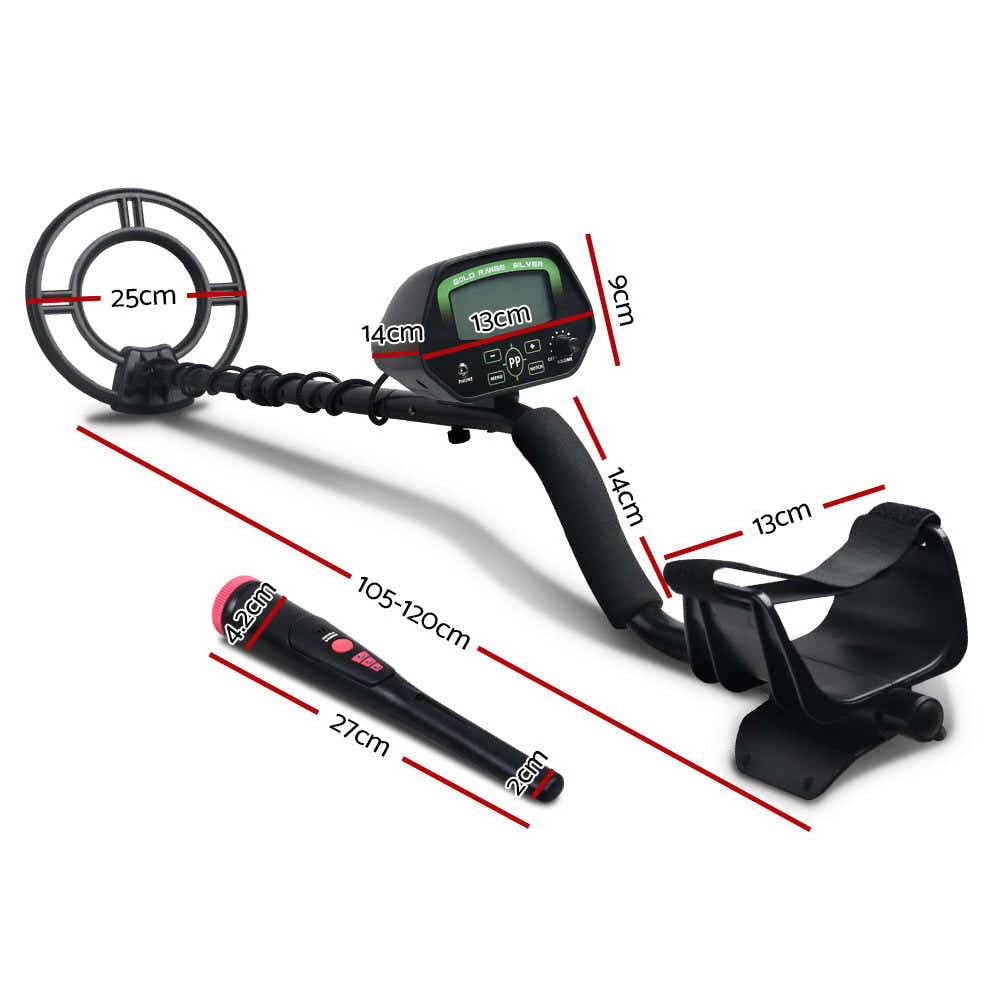 DS NA Metal Detector Pinpointer Deep Sensitive Treasure Gold Hunt Digger 220MM