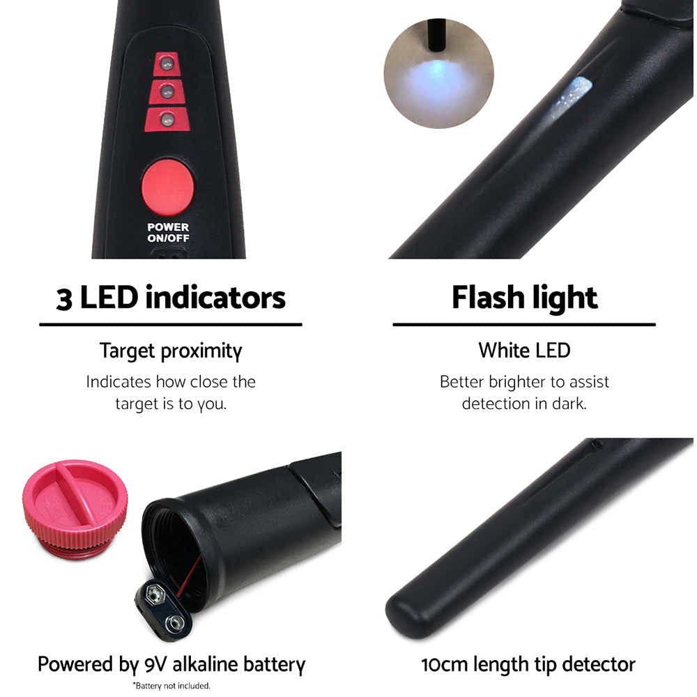 DS NA Pinpointer Metal Detector - Black