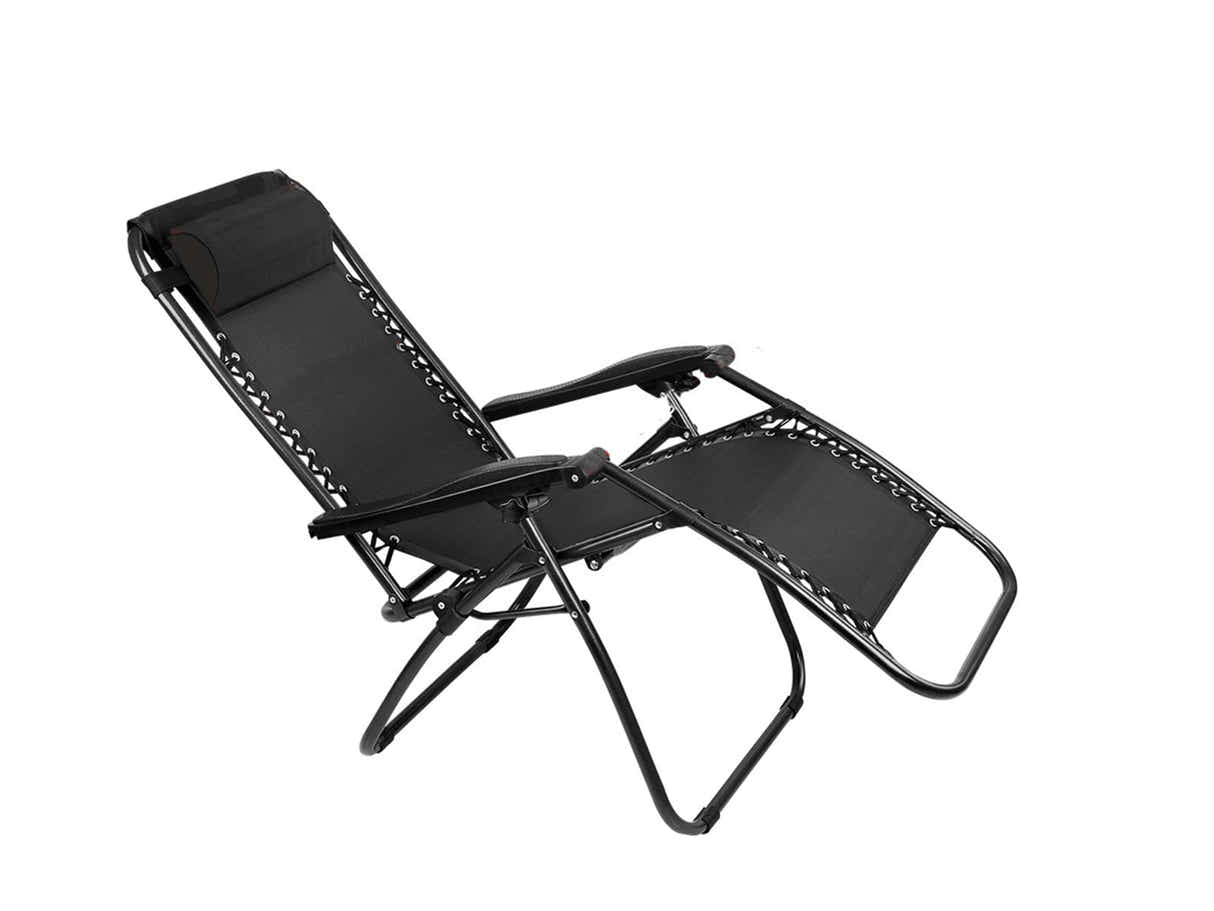 Zero Gravity Chair Black - Set of 2