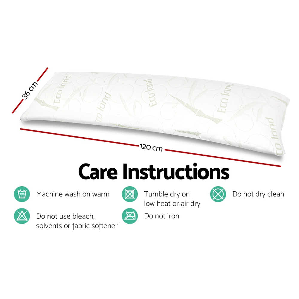 DS NA Giselle Bedding Full Body Memory Foam Pillow