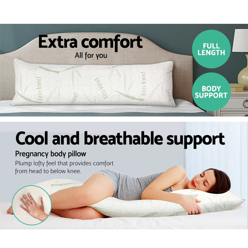 DS NA Giselle Bedding Full Body Memory Foam Pillow